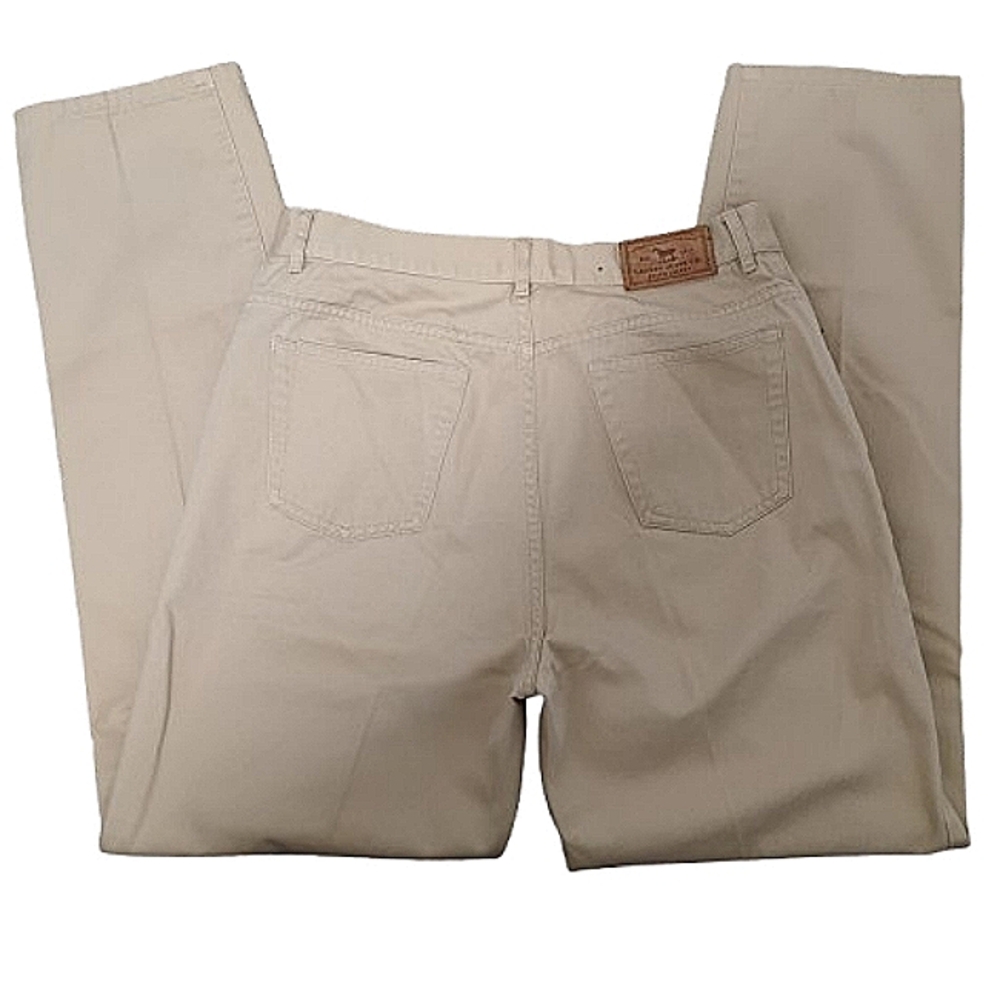 Lauren Jeans Company High Waist Khaki Tapered Leg  10 Trouser VTG Ralph Lauren